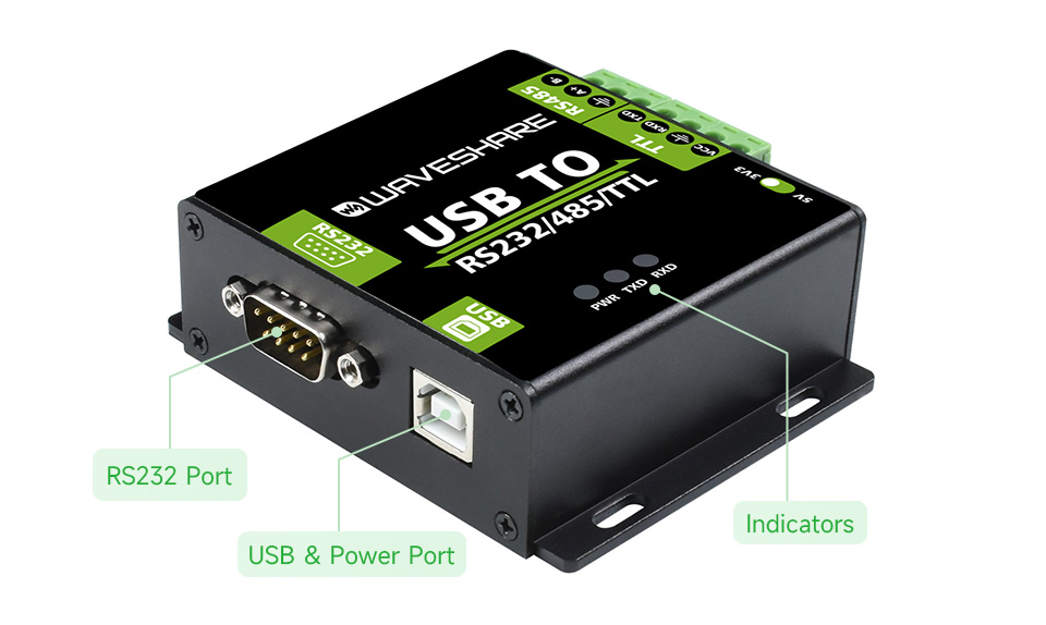 جزئیات مبدل USB به RS232/485/TTL