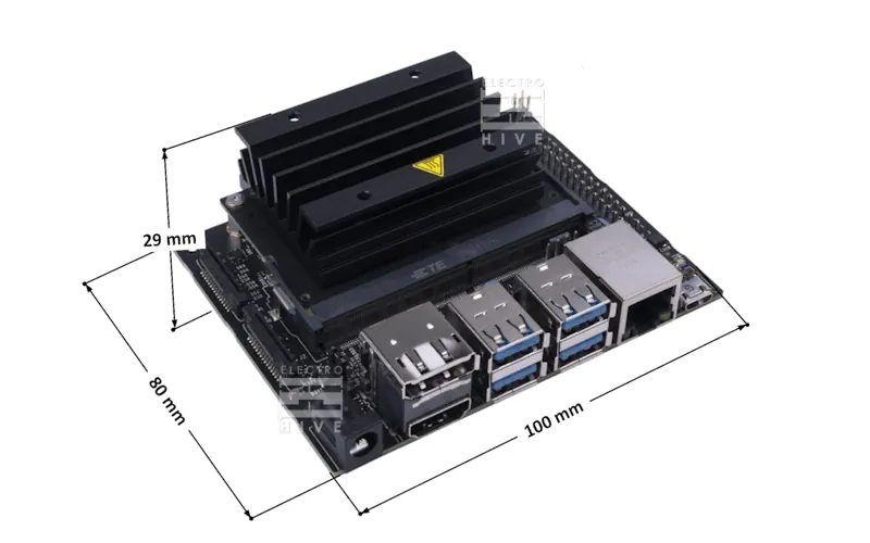 ابعاد برد جتسون نانو انویدیا مدل B01 اورجینال
