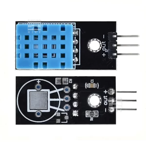 نمای کلی ماژول سنسور دما و رطوبت مدل DHT11